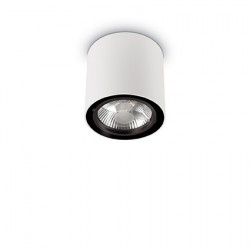 IDEAL LUX MOOD PL1 BIG ROUND LAMPADA DA SOFFITTO COLORE BIANCO 50W GU10