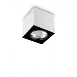 IDEAL LUX MOOD PL1 BIG SQUARE LAMPADA DA SOFFITTO COLORE BIANCO 50W GU10BIANC