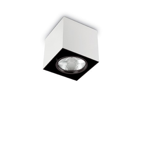 IDEAL LUX MOOD PL1 BIG SQUARE LAMPADA DA SOFFITTO COLORE BIANCO 50W GU10BIANC
