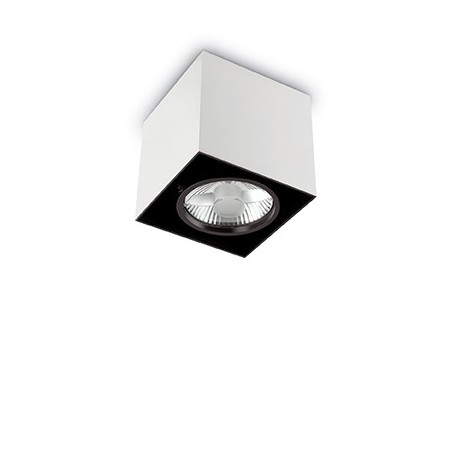 IDEAL LUX MOOD PL1 BIG SQUARE LAMPADA DA SOFFITTO COLORE BIANCO 50W GU10BIANC