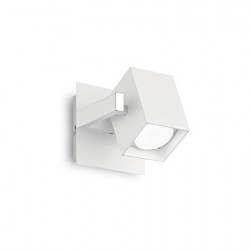 IDEAL LUX MOUSE AP1 LAMPADA DA PARETE IN METALLO BIANCO CON DIFFUSORI ORIENTABILI 50W 