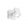 IDEAL LUX MOUSE AP1 LAMPADA DA PARETE IN METALLO BIANCO CON DIFFUSORI ORIENTABILI 50W 