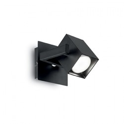 IDEAL LUX MOUSE AP1 LAMPADA DA PARETE IN METALLO NERO CON DIFFUSORI ORIENTABILI 50W 