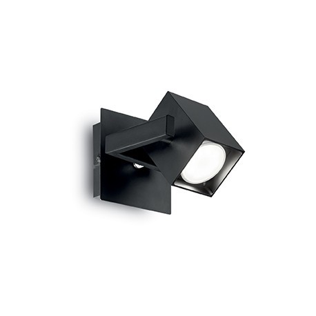 IDEAL LUX MOUSE AP1 LAMPADA DA PARETE IN METALLO NERO CON DIFFUSORI ORIENTABILI 50W 
