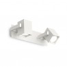IDEAL LUX MOUSE AP2 LAMPADA DA PARETE IN METALLO BIANCO CON DIFFUSORI ORIENTABILI 2x50W 