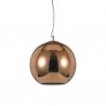 IDEAL LUX NEMO SP1 D30 SOSPENSIONE CON MONTATURA E VETRO COLOR RAME 60W E27
