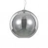 IDEAL LUX NEMO SP1 D50 SOSPENSIONE CROMATA CON DIFFUSORE IN VETRO FUME'  60W E27