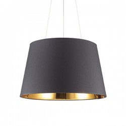 IDEAL LUX NORDIK SP6 SOSPENSIONE CON PARALUME IN LAMINA RIVESTITA 6x60W E27