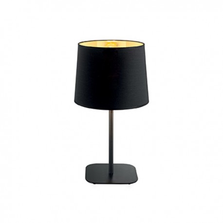IDEAL LUX NORDIK TL1 LAMPADA DA TAVOLO CON PARALUME IN LAMINA RIVESTITA 60W E27