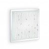 IDEAL LUX OCEAN PL3 PLAFONIERA IN VETRO CON APPLICAZIONI IN BOTTONI TRASPARENTE 3x60W