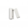 IDEAL LUX PAGE AP1 SQUARE LAMPADA DA PARETE IN ALLUMINIO BIANCA CON DIFFUSORE ORIENTABILE 3W LED 210lm
