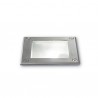 IDEAL LUX PARK PT1 SQUARE SPOT DA INCASSO SUOLO O PARETE CORPO IN LUCE IN PVC 15W GU9 IP54