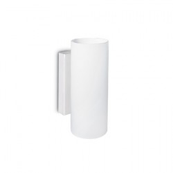 IDEAL LUX PAUL AP2 LAMPADA DA PARETE IN METALLO BIANCO CON DIFFUSORE IN VETRO 2x40W G9