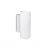IDEAL LUX PAUL AP2 LAMPADA DA PARETE IN METALLO BIANCO CON DIFFUSORE IN VETRO 2x40W G9