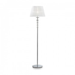 IDEAL LUX PEGASO PT1 PIANTANA CROMO CON PARALUMI IN ORGANZA E BOBECHES IN CRISTALLO