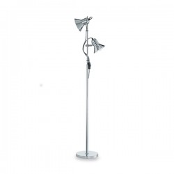 IDEAL LUX POLLY PT2 CROMO PIANTANA IN METALLO CON DIFFUSORI ORIENTABILI 2x60W E27