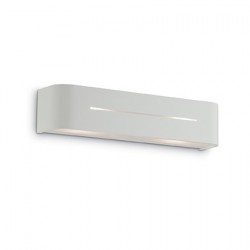 IDEAL LUX POSTA AP2 APPLIQUE IN METALLO SMALTATO CON DIFFUSORE COMPOSTO DA TRE VETRI SMERIGLIATO 2x40W E14