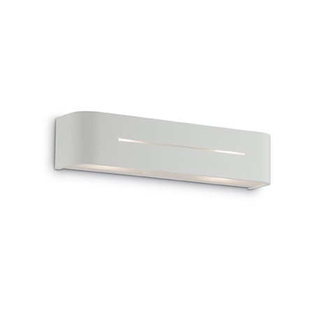 IDEAL LUX POSTA AP2 APPLIQUE IN METALLO SMALTATO CON DIFFUSORE COMPOSTO DA TRE VETRI SMERIGLIATO 2x40W E14