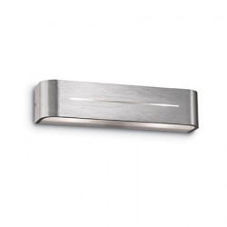 IDEAL LUX POSTA AP2 APPLIQUE ALLUMINIO CON DIFFUSORE COMPOSTO DA TRE VETRI SMERIGLIATO 2x40W E14