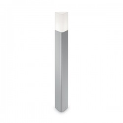 IDEAL LUX PULSAR PT1 GRIGIO LAMPADA DA TERRA IN FUSIONE DI ALLUMNIO CON DIFFUSORE IN POLICARBONATO 42W E27