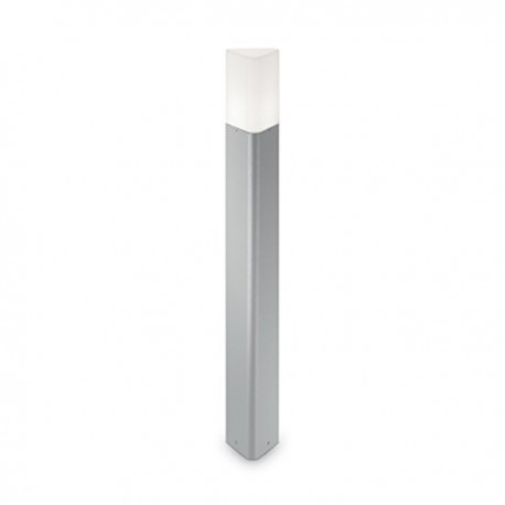 IDEAL LUX PULSAR PT1 GRIGIO LAMPADA DA TERRA IN FUSIONE DI ALLUMNIO CON DIFFUSORE IN POLICARBONATO 42W E27