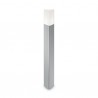IDEAL LUX PULSAR PT1 GRIGIO LAMPADA DA TERRA IN FUSIONE DI ALLUMNIO CON DIFFUSORE IN POLICARBONATO 42W E27