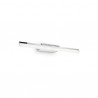 IDEAL LUX RIFLESSO AP60 LAMPADA PARETE RIFINITA CROMO CON DIFFUSORE IN MATERIALE ACRILICO 