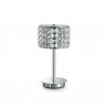 IDEAL LUX ROMA SP9 SOSPENSIONE CROMO CON DIFFUSORE IN VETRO SABBIATO E CRISTALLO 9x40W G9