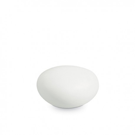 IDEAL LUX SASSO PT1 D40 LAMPADA DA TERRA PER ESTERNO COLOR BIANCO OPACO 40W E27
