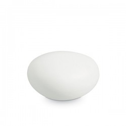 IDEAL LUX SASSO PT1 D50 LAMPADA DA TERRA PER ESTERNO COLOR BIANCO OPACO 40W E27