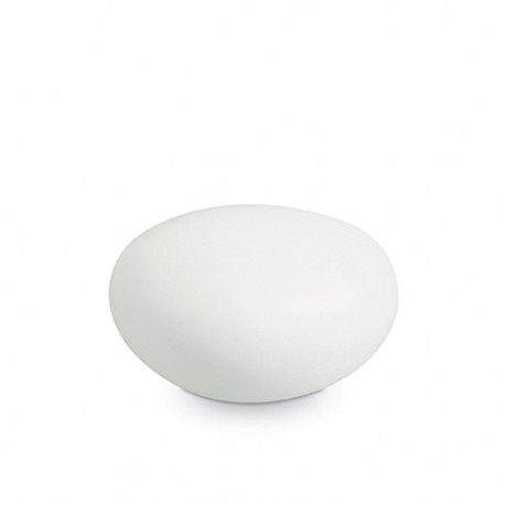 IDEAL LUX SASSO PT1 D50 LAMPADA DA TERRA PER ESTERNO COLOR BIANCO OPACO 40W E27