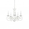 IDEAL LUX SEM SP5 SOSPENSIONE IN METALLO MODELLATO ARTIGIANALMENTE  5x40W E14