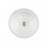 IDEAL LUX SHELL PL4 PLAFONIERA IN VETRO TRASPARENTE DECORATA CON GRANIGLIA 4x60W E27