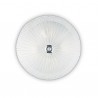 IDEAL LUX SHELL PL6 PLAFONIERA IN VETRO TRASPARENTE DECORATA CON GRANIGLIA 6x60W E27