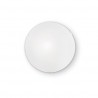 IDEAL LUX SIMPLY PL1 PLAFONIERA IN VETRO TRASPARENTE SABBIATO 60W E27