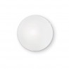 IDEAL LUX SIMPLY PL2 PLAFONIERA IN VETRO TRASPARENTE SABBIATO 2x60W E27