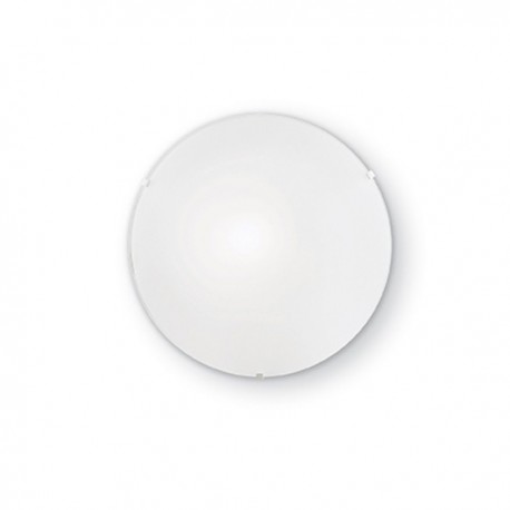IDEAL LUX SIMPLY PL4 PLAFONIERA IN VETRO TRASPARENTE SABBIATO 4x60W E27