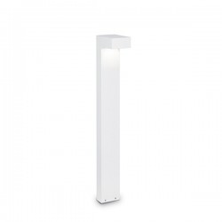 IDEAL LUX SIRIO PT2 BIG LAMPADA DA TERRA BIANCA CON DIFFUSORE IN VETRO PIREX 2x15W G9 IP44