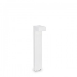 IDEAL LUX SIRIO PT2 SMALL LAMPADA DA TERRA BIANCA CON DIFFUSORE IN VETRO PIREX 2x15W G9 IP44