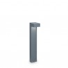 IDEAL LUX SIRIO PT2 SMALL LAMPADA DA TERRA ANTRACITE CON DIFFUSORE IN VETRO PIREX 2x15W G9 IP44