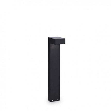 IDEAL LUX SIRIO PT2 SMALL LAMPADA DA TERRA NERA CON DIFFUSORE IN VETRO PIREX 2x15W G9 IP44