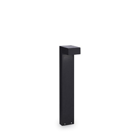 IDEAL LUX SIRIO PT2 SMALL LAMPADA DA TERRA NERA CON DIFFUSORE IN VETRO PIREX 2x15W G9 IP44