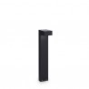 IDEAL LUX SIRIO PT2 SMALL LAMPADA DA TERRA NERA CON DIFFUSORE IN VETRO PIREX 2x15W G9 IP44