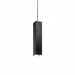 IDEAL LUX SKY SP1 NERO SOSPENSIONE IN METALLO CON INTERNO SMALTATO BIANCO 1x28W GU10