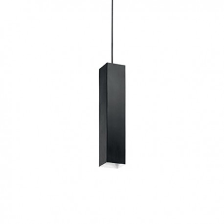 IDEAL LUX SKY SP1 NERO SOSPENSIONE IN METALLO CON INTERNO SMALTATO BIANCO 1x28W GU10