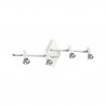 IDEAL LUX SLEM PL4 PLAFONIERA BIANCA CON CORPO LUCE POSIZIONABILE 4x50W 