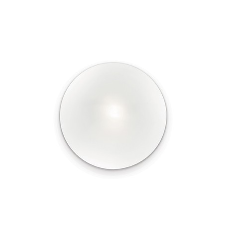 IDEAL LUX SMARTIES BIANCO AP1 APPLIQUE IN VETRO BIANCO SOFFIATO ACIDATO 1x40W G9