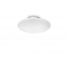 IDEAL LUX SMARTIES BIANCO PL1 D33 PLAFONIERA IN VETRO BIANCO SOFFIATO ACIDATO 1x60W E27