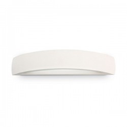 IDEAL LUX SODA AP2 APPLIQUE IN GESSO BIANCO CON EMISSIONE DI LUCE UP&DOWN 2x40W E14