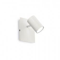 IDEAL LUX SPOT AP1 APPLIQUE BIANCA DIFFUSORI ORIENTABILI 50W GU10